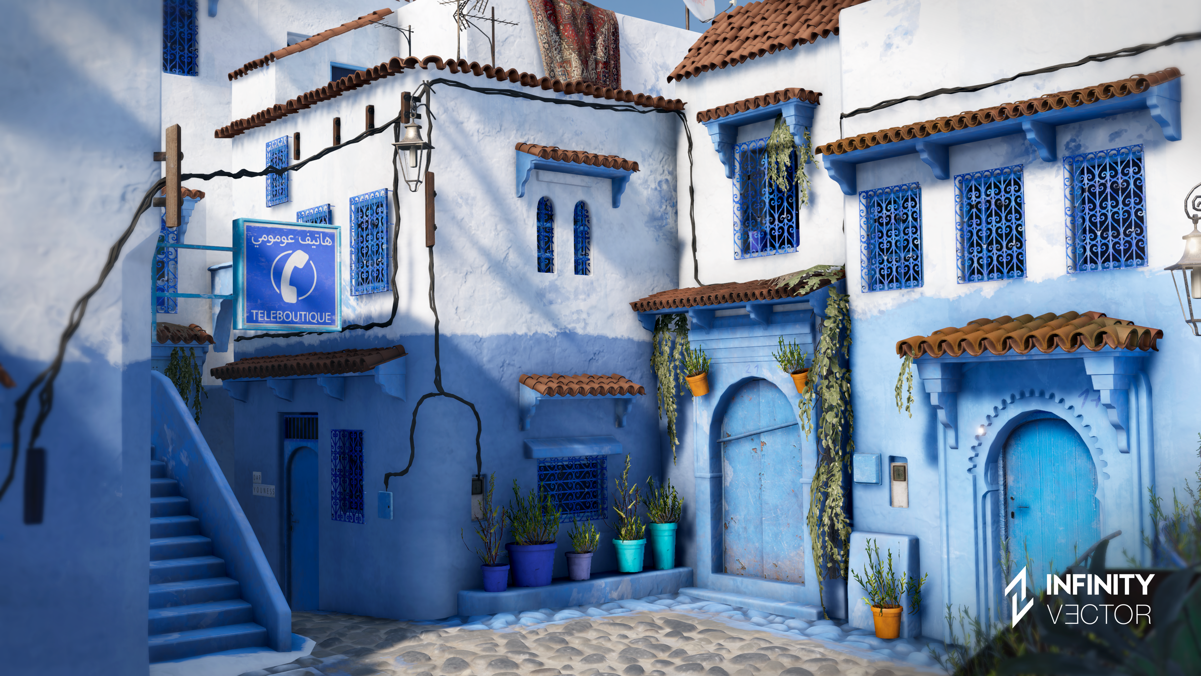 Creating The Blue City Of Chefchaouen In Unity